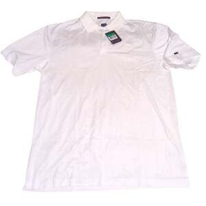 Nike Golf Tiger Woods Collection White Dri-FIT Polo Shirt NWT Size XL Mens